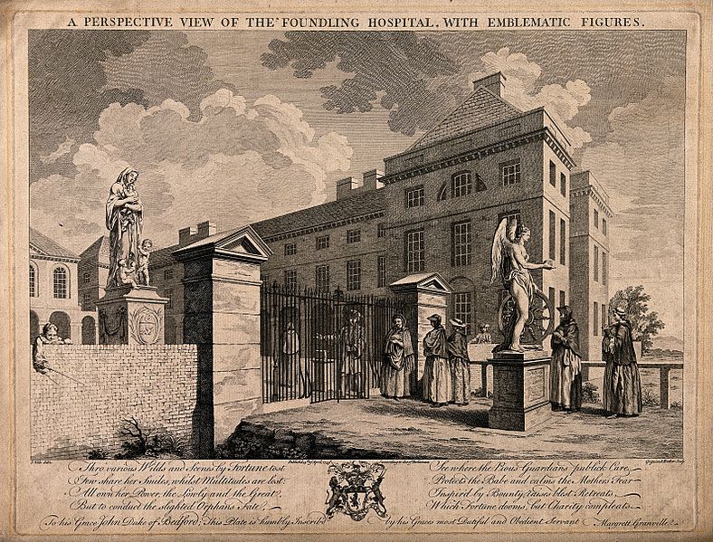 The Foundling Hospital (Wellcome Library  http://wellcomeimages.org/indexplus/image/V0013443.html)