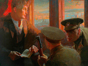 Gay, Arthur Wilson; The Conchie; Peace Museum; http://www.artuk.org/artworks/the-conchie-21680