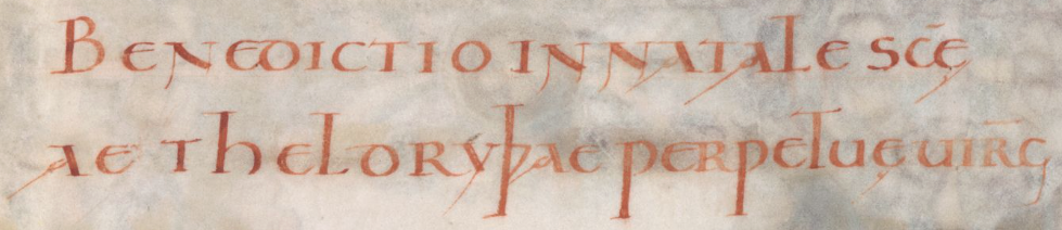 Benedictional for Æthelthryth